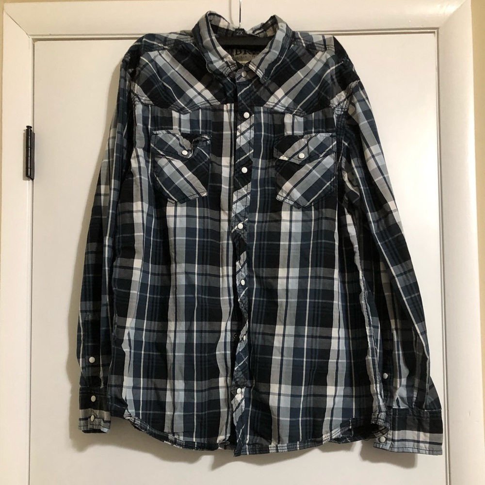 Buckle BKE Plaid Long sleeve